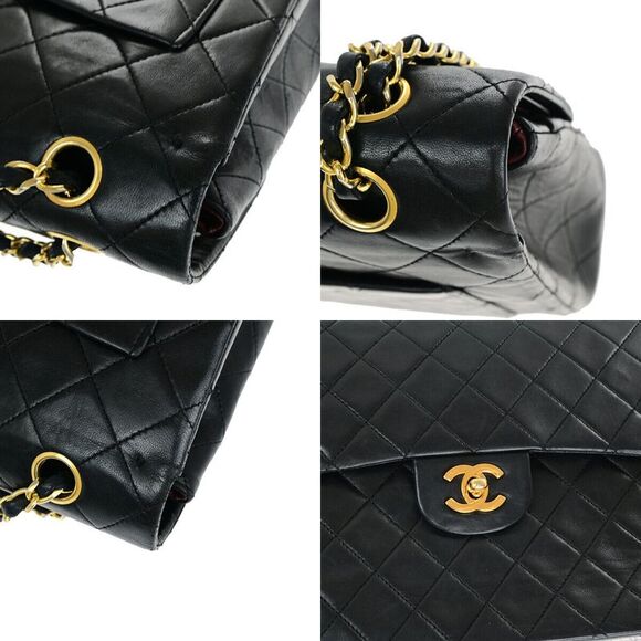 Chanel Timeless Black Leather Shoulder Bag (Pre-Owned) - Picture 9 of 12